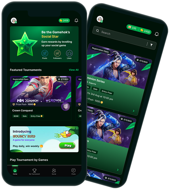 Gamehok App Screen 1